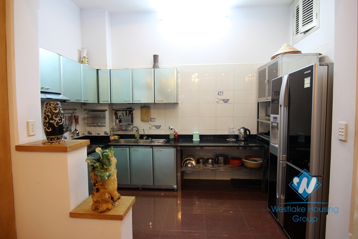 Cozy and quality 04 bedrooms house for rent in Ba Dinh district 